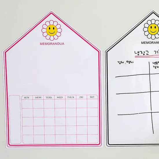 투명 자석 메모 보드, 무지, 1개