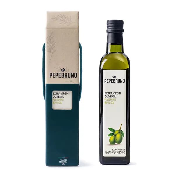 페페브루노 엑스트라버진 올리브오일 선물세트 500ml 1개 11,900원