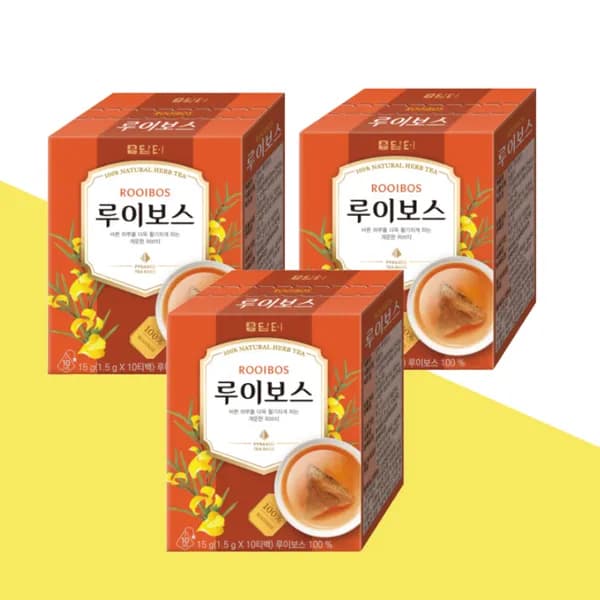 담터 루이보스 허브티 삼각티백 10T 15g 3박스