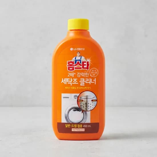 홈스타 세탁조 크리너 통돌이 드럼세탁기 공용 450ml 4개