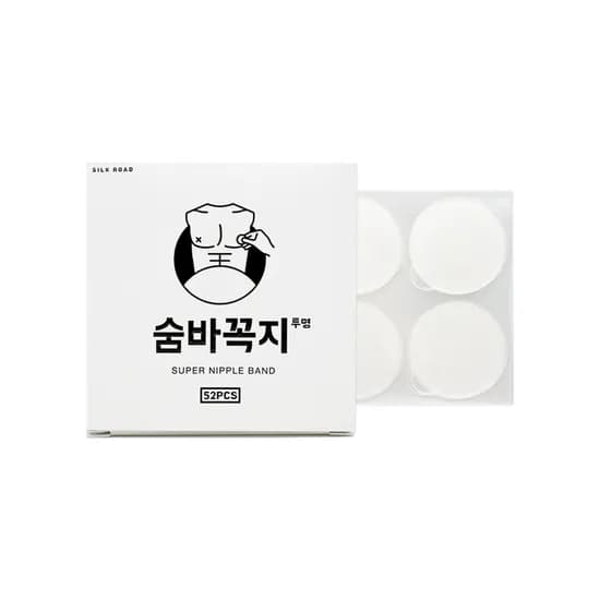 숨바꼭지 니플패치, 투명, 52매입, 1개