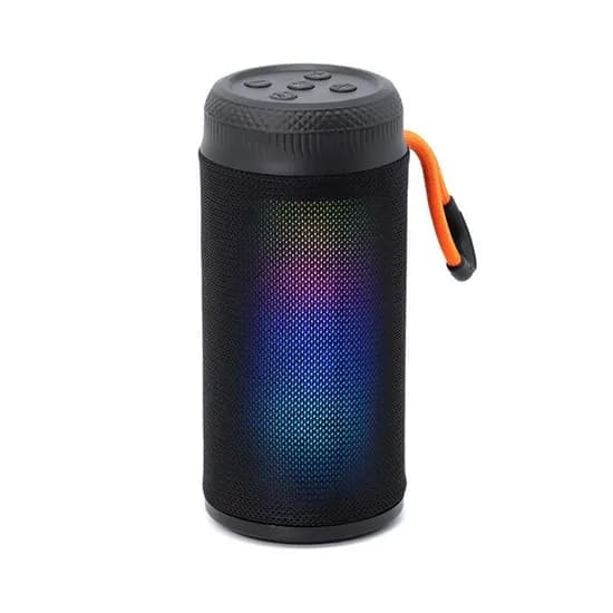 플레이고 BS15 LED 패브릭 블루투스 스피커, 블랙