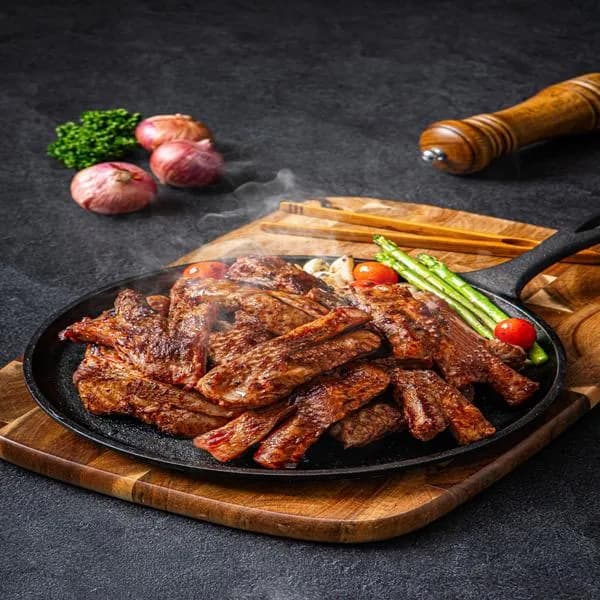 립스터 시즈닝 쪽갈비 숯불 바베큐맛 550g 3개