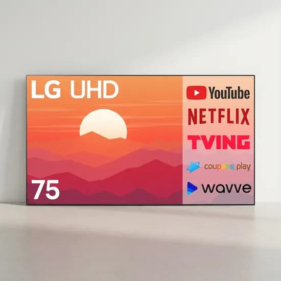 LG 75인치 스마트 4K UHD LED TV 75UA7500 스탠드형