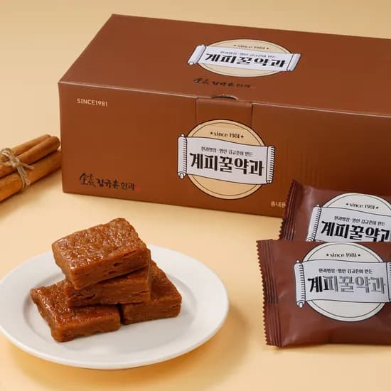 김규흔 한과 계피꿀약과 30g 20개입 15,900원