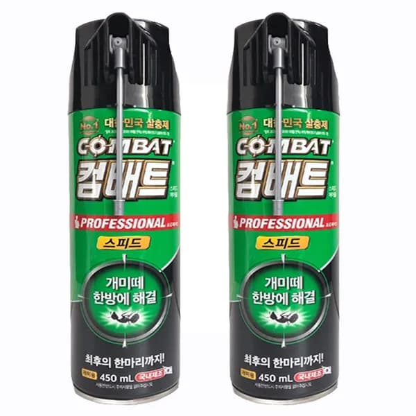 헨켈 컴배트 개미용 스피드 에어졸 450ml 2개