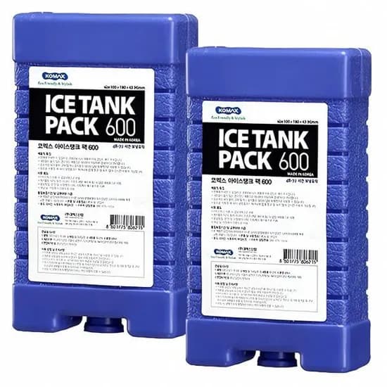 코멕스 아이스탱크 팩, 0.6L, 2개입, 1개