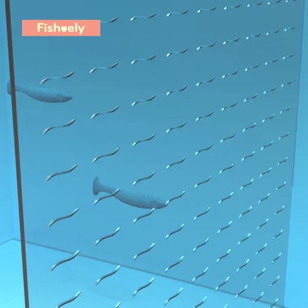 Fishvely 아크릴 어항 칸막이 438x438mm 1개