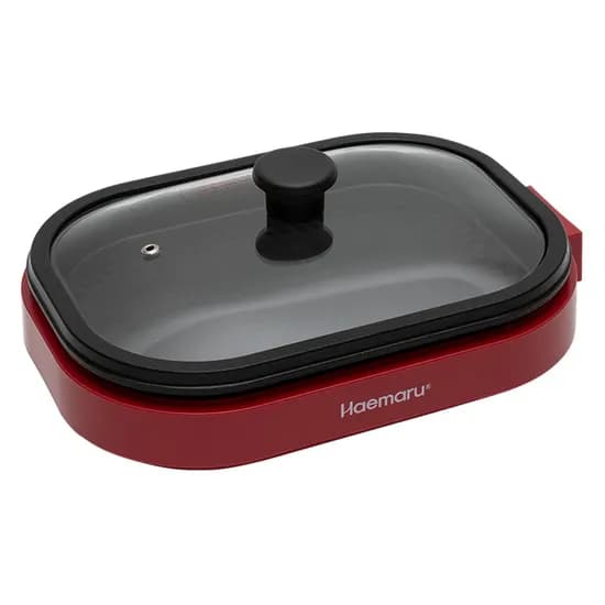 해마루 미니 전기그릴, 레드, 1개