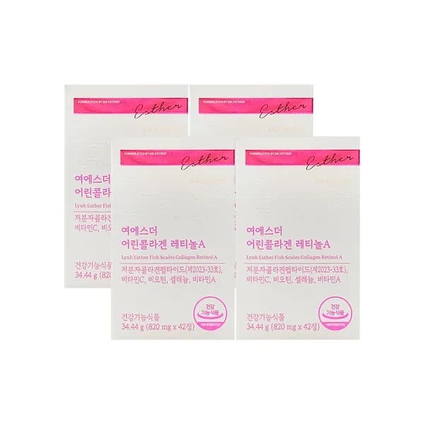 여에스더 어린콜라겐 레티놀A 42정 4개 35,700원