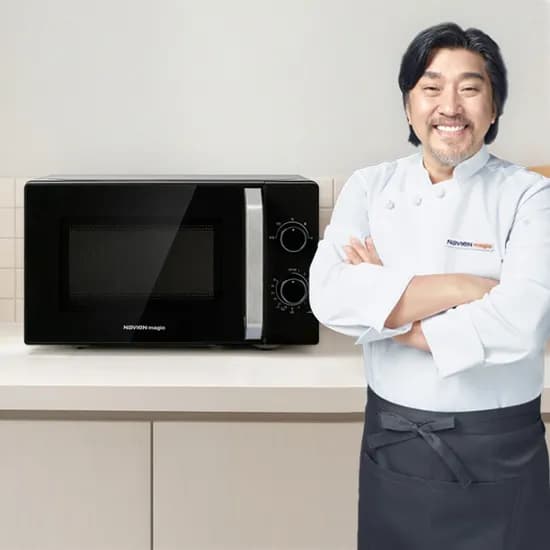 나비엔 매직 전자레인지 MWR-1211MT, 20L, 700W, 블랙, 1개