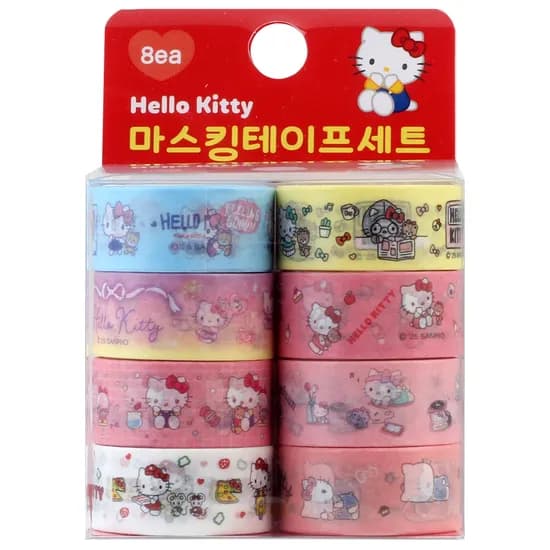 산리오 헬로키티 마스킹 테이프 세트, 2개입