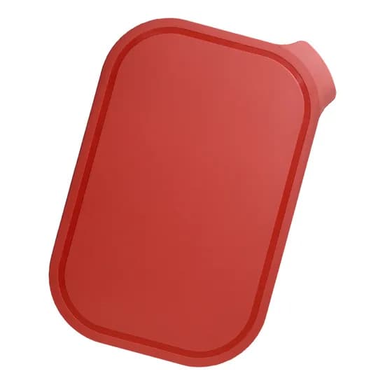 애슬라 칼집 안나는 양면 항균 TPU 도마 중형, 크림슨레드, 368x250x4mm, 1개