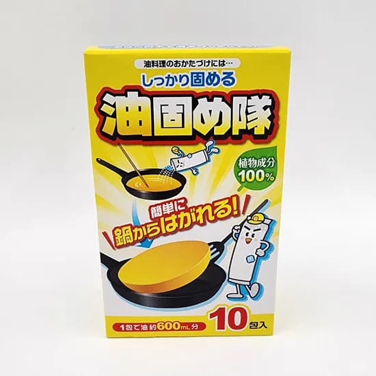 일본제 폐유 폐식용유 굳히는 가루, 10개입, 1박스