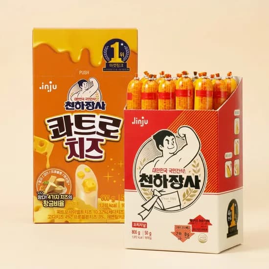 진주햄 천하장사 오리지날 50g 16개 외 1종