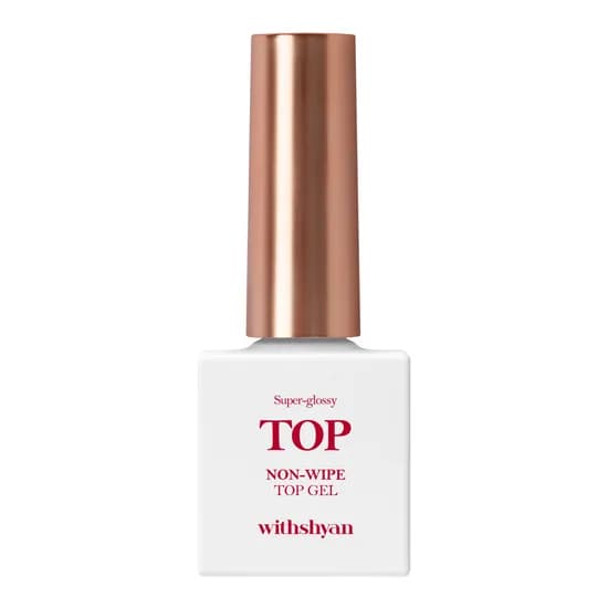 위드샨 젤 폴리쉬 논와이프 탑젤, 투명, 10g, 1개