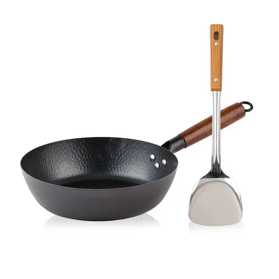 노르디쿡 IH 무쇠팬 뒤집개 세트, 멀티팬, 28cm, 1개 + 뒤집개, 1개, 1세트
