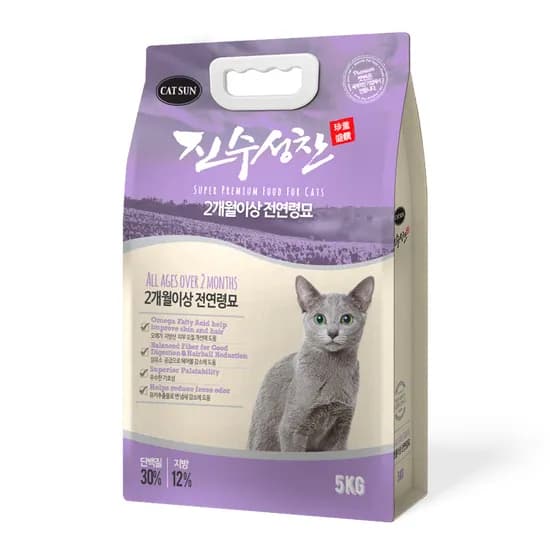 진수성찬 고양이 사료 대용량, 5kg, 1개, 닭