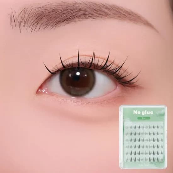 깜빡 노글루 속눈썹, 이브, 60pcs, 1개