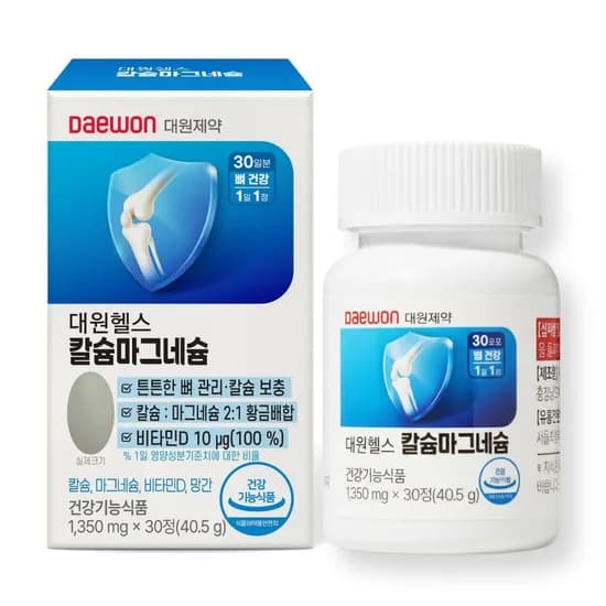 대원제약 뼈건강 칼슘마그네슘 30정 1개