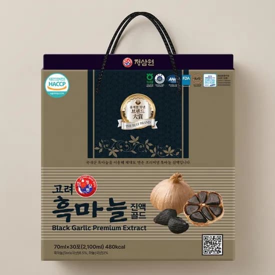 정삼원 고려 흑마늘 진액 골드 70ml 60포 1개