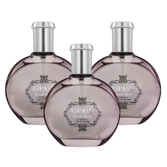 아스파시아 오데 퍼퓸 블랙 머스크, 50ml, 3개