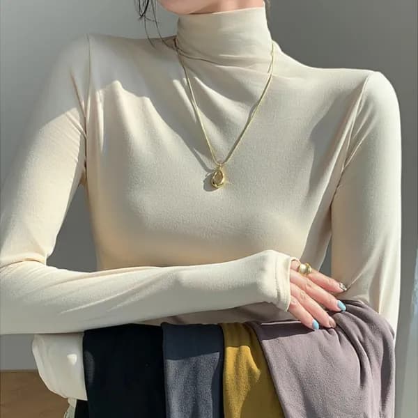 반목 터틀넥 티셔츠 블랙 L 1개 8,900원
