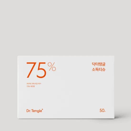 닥터탱글 소독티슈 50매입 1박스
