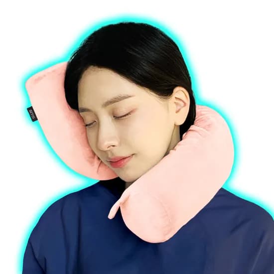 지티스 목베개, 파스텔핑크, 성인용