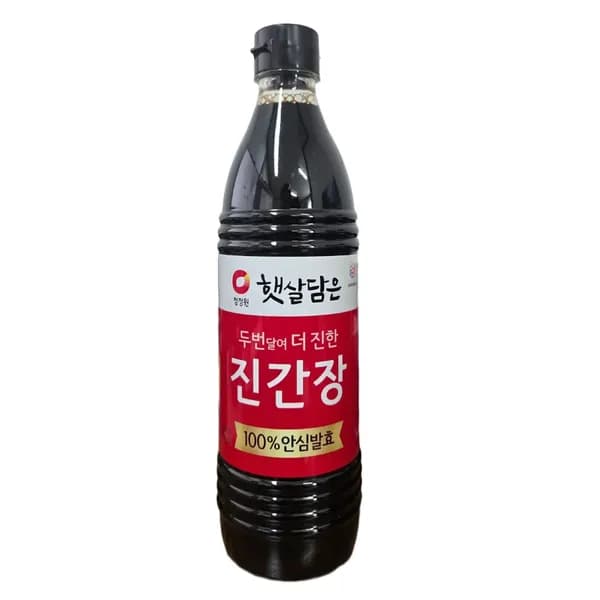 청정원 햇살담은 두번달여 더 진한 진간장 840ml