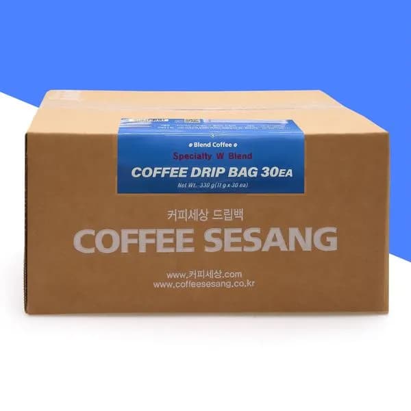 커피세상 스페셜티 W 블렌드 드립백커피 11g 30개입