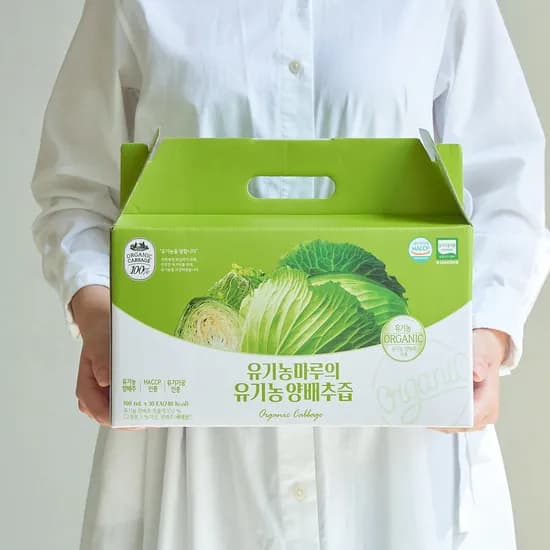 유기농마루 유기농 양배추즙 100ml 30개