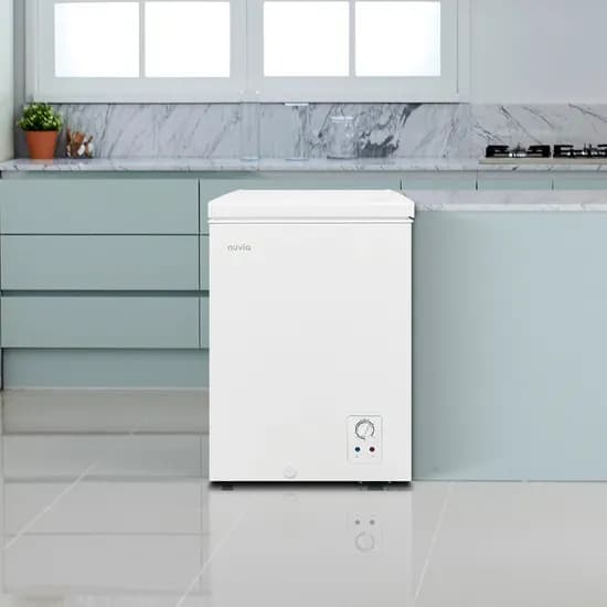 누비아 전기 냉동고 NF-C100W, 화이트, 96L