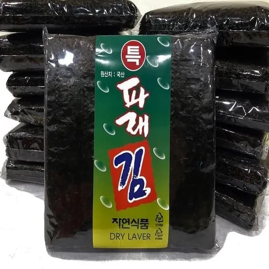 명화씨푸드 향긋한 햇 파래김, 180g, 1개