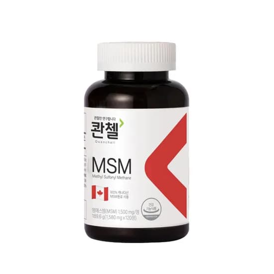 콴첼 MSM 120정 2박스