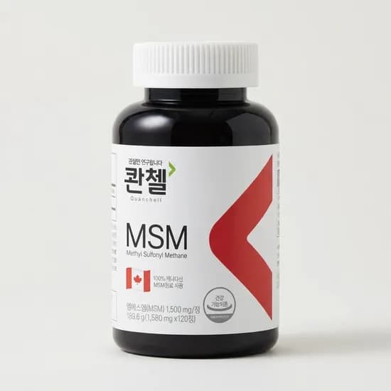 콴첼 MSM 1580mg 120정 3박스
