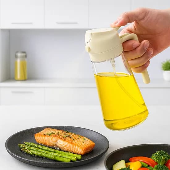 생활명가 오일 스프레이 오일병 디스펜서, 470ml, 1개