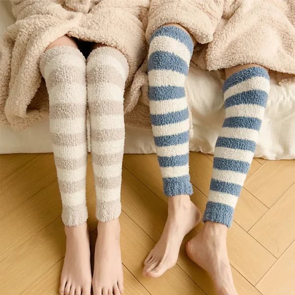 JP 탁텔 방한 여성 레그워머 스트라이프 베이지 프리사이즈 2컬레 10,900원