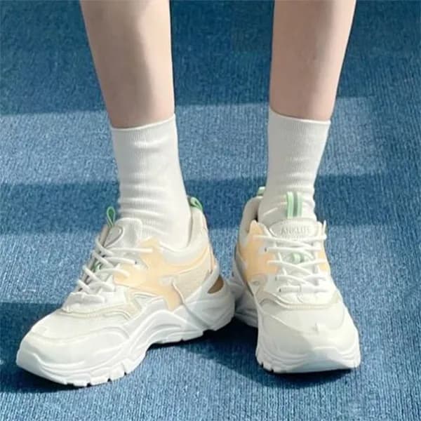 헤드웨이 여성 키높이 메시 어글리 운동화 A-380 블루 230mm