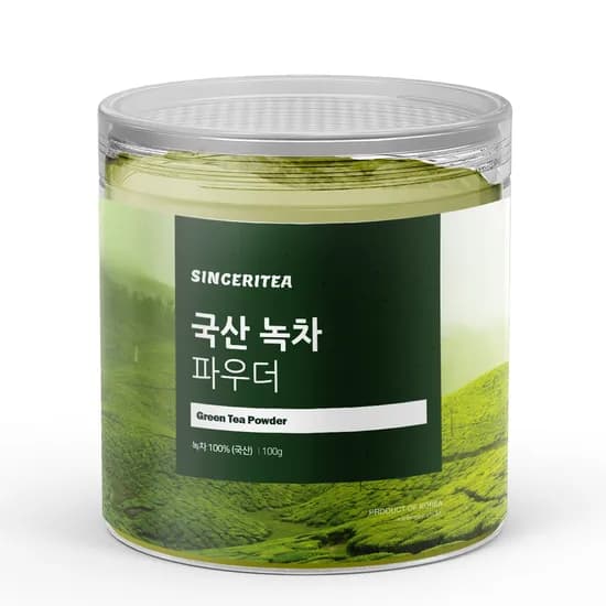 신서리티 국산 녹차분말 100g 1개