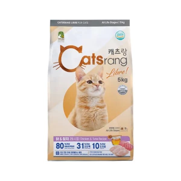 캐츠랑 리브레 고양이 사료 5kg