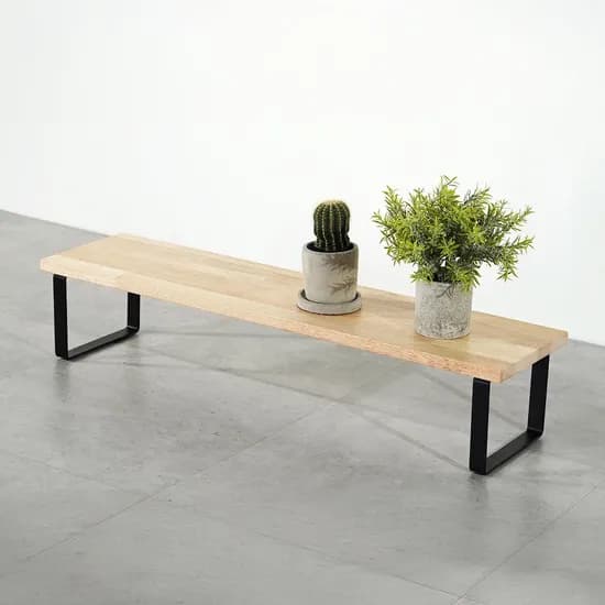 내맘대로자른나무 고무나무 화분다이 진열대, 블랙, 800mm, 16cm, 1개