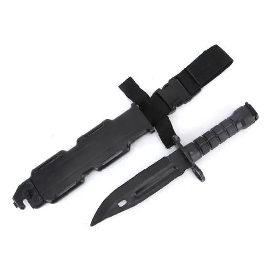 밀리터리 전술 M9 칼, 모형, 블랙, 1개