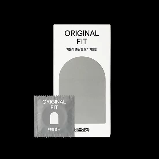 바른생각 오리지널핏, 12매입, 1개