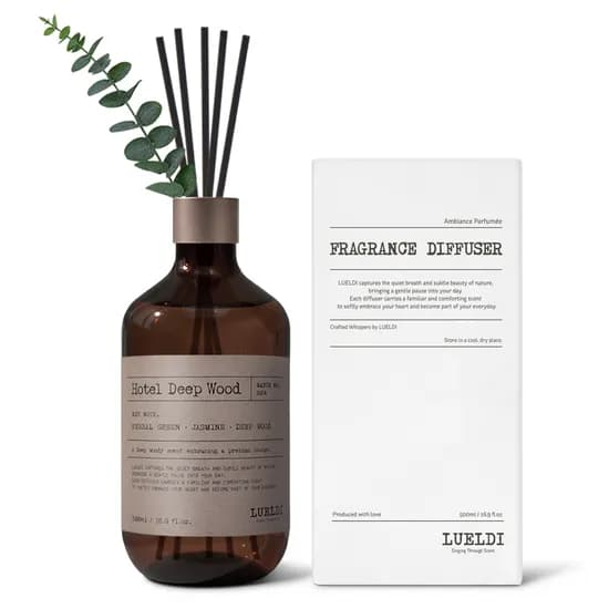 루엘디 프리미엄 대용량 퍼퓸 디퓨저 호텔 딥 우드 500ml 1개