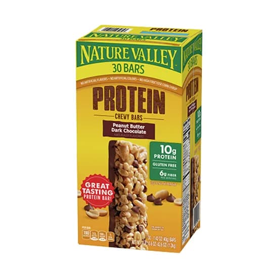 네이처 벨리 프로틴 피넛버터 다크초콜릿 츄이바 40g 30개