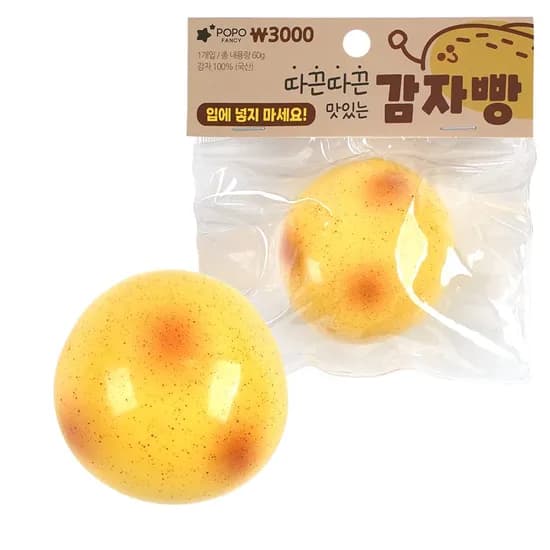 포포팬시 감자빵 말랑이, 60g, 1개