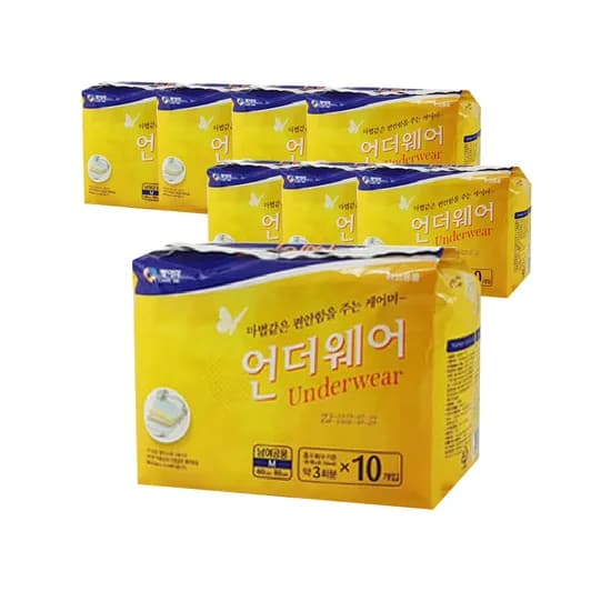 케어미 성인용 팬티기저귀 중형 10개입 8팩 41,950원