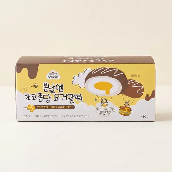 봄날엔 초코퐁당 요거꿀떡 70g 6개입 1박스