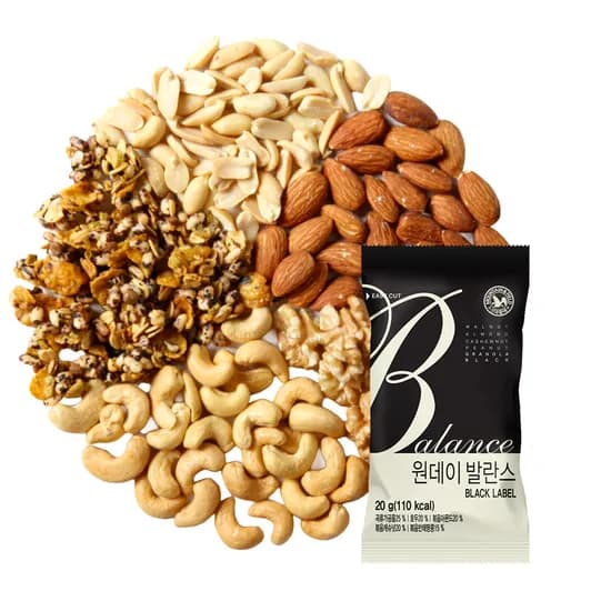 산과들에 원데이 발란스 블랙 라벨, 20g, 100봉